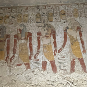 Image of Horus on a tomb wall in Al Qarana in Luxor