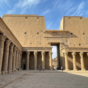 Temple of Horus in Edfu in Egypt